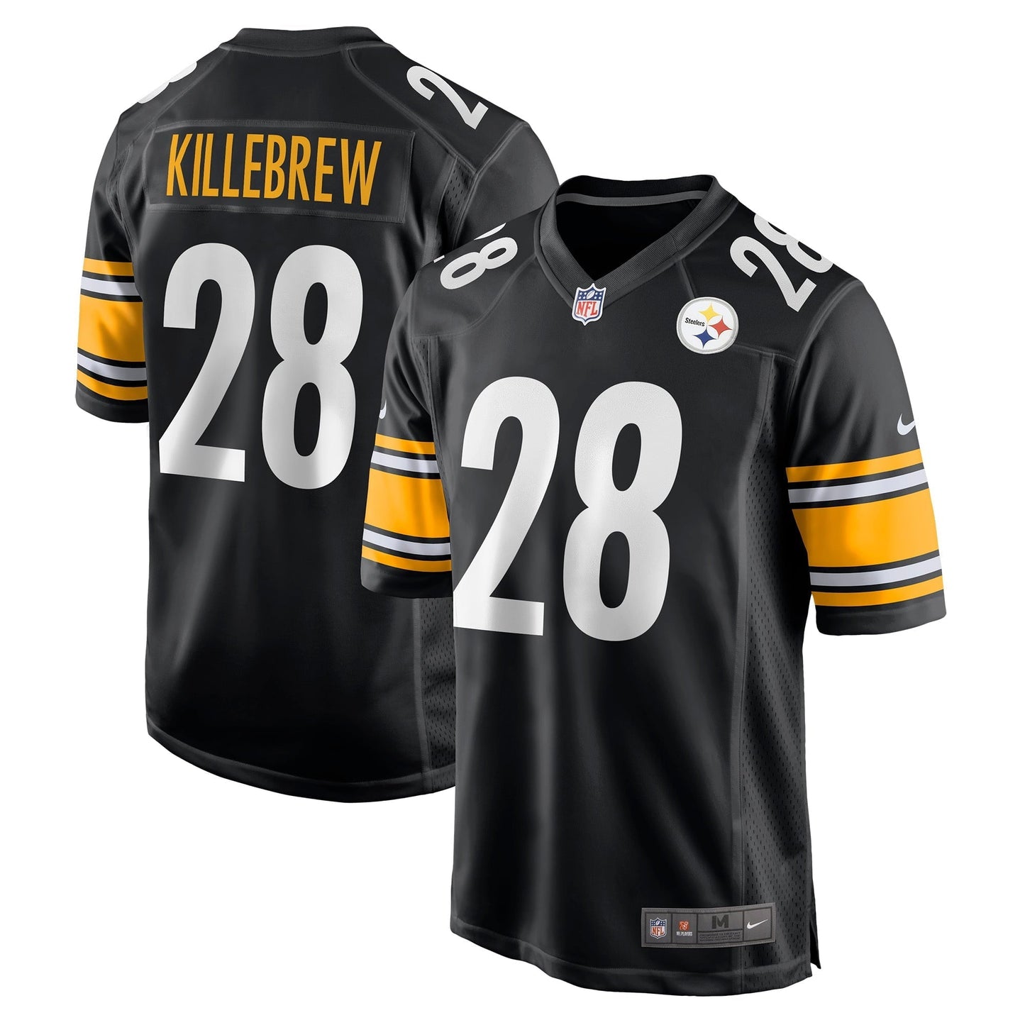 Men's Nike Miles Killebrew Black Pittsburgh Steelers Game Jersey