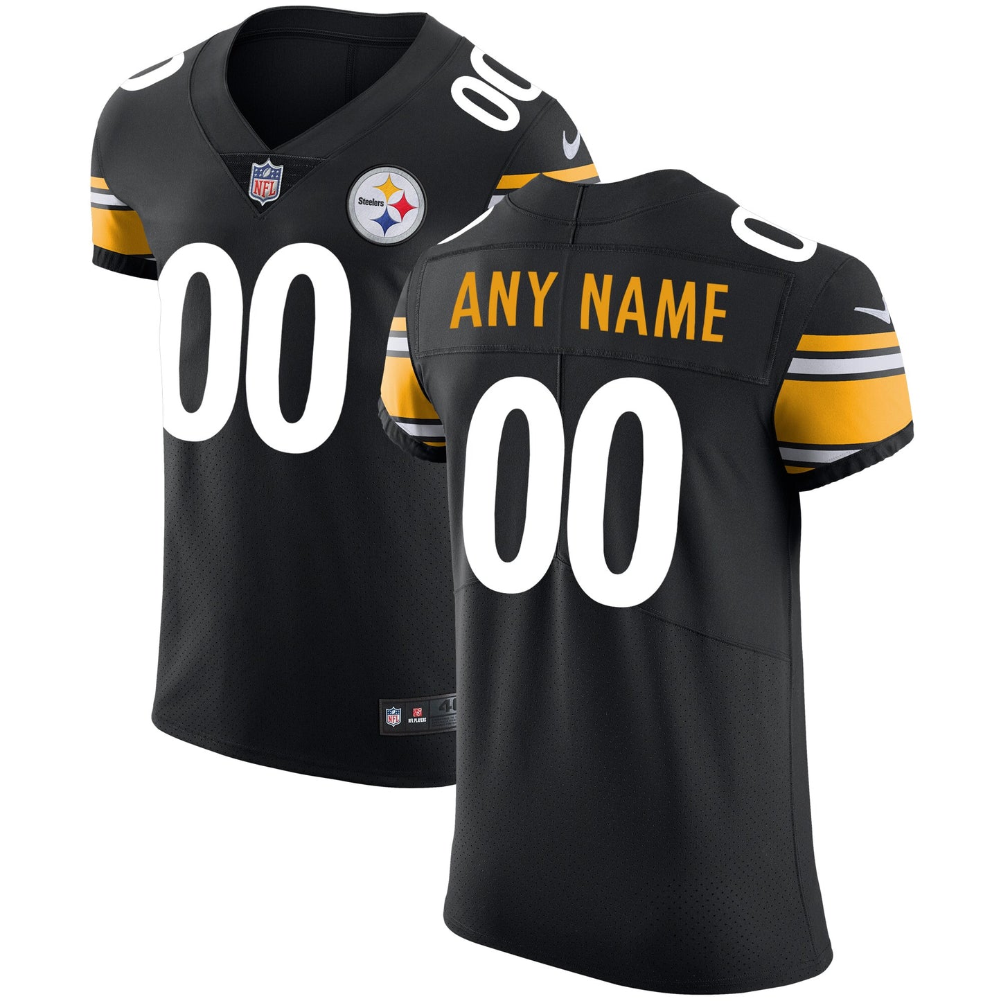 Pittsburgh Steelers Nike Vapor Untouchable Custom Elite Jersey - Black