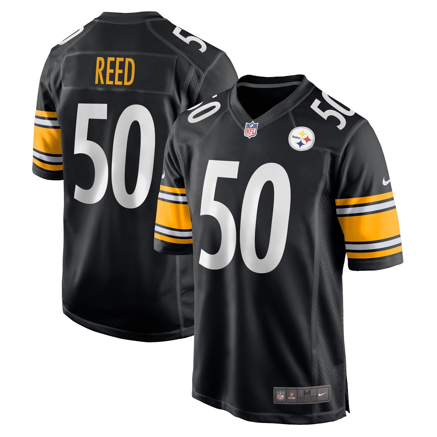Malik Reed Pittsburgh Steelers Nike Game Player Jersey - Black